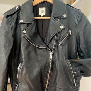 Gap - Leather Bomber jacket *Genuine Leather*